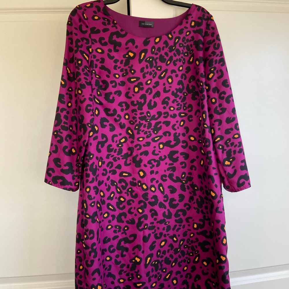 Fuchsia leopard dress